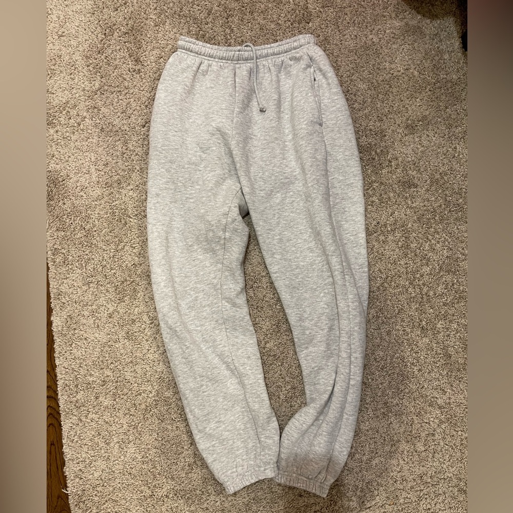 Cozy gray sweats